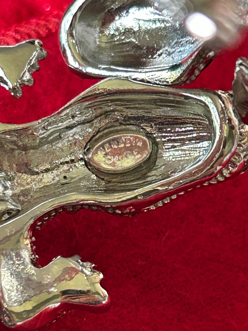 Kenneth Jay Lane Rhinestone Alligator Bracelet - Picture 7 of 7